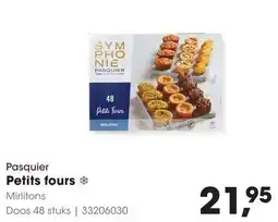 HANOS Pasquier Petits fours aanbieding