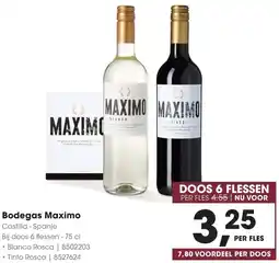 HANOS Bodegas Maximo aanbieding