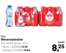 HANOS Spa Mineraalwater aanbieding