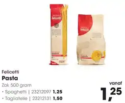 HANOS Felicetti Pasta aanbieding