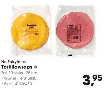 HANOS No Fairytales Tortillawraps aanbieding