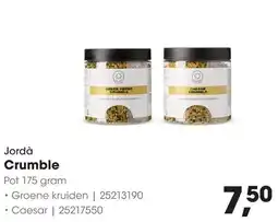 HANOS Jordà Crumble aanbieding