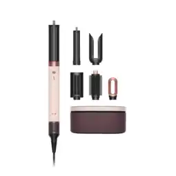 MediaMarkt Dyson Airwrap Co-anda 2x Straight + Wavy - Ceramic Pink Multistyler Roze aanbieding