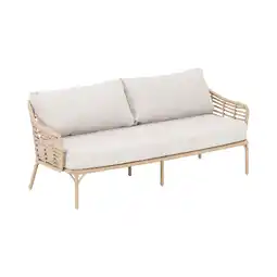 Van Cranenbroek Bank 3-zit Solivo rotan look met kussens aanbieding