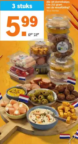 Albert Heijn Alle AH Borrelbakjes aanbieding