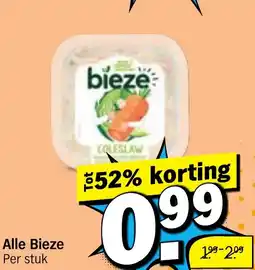 Albert Heijn Alle Bieze aanbieding