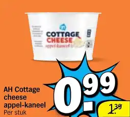 Albert Heijn AH Cottage cheese appel-kaneel aanbieding