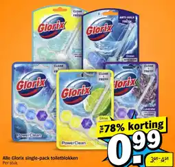 Albert Heijn Alle Glorix single-pack toiletblokken aanbieding