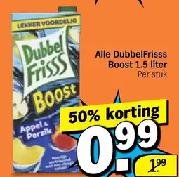Albert Heijn Alle DubbelFrisss Boost aanbieding