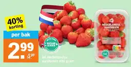 Albert Heijn AH Nederlandse aardbeien aanbieding