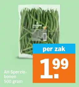 Albert Heijn AH Sperziebonen aanbieding