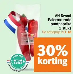 Albert Heijn AH Sweet Palermo rode puntpaprika aanbieding