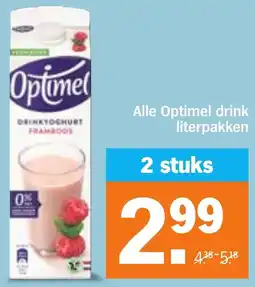 Albert Heijn Alle Optimel drink aanbieding