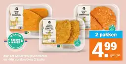 Albert Heijn Alle AH Scharrelkipschnitzels en kip cordon bleu aanbieding
