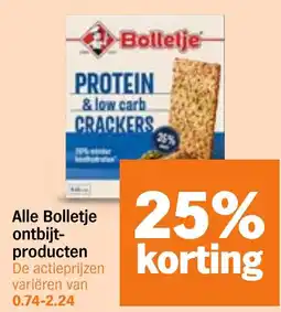Albert Heijn Alle Bolletje ontbijtproducten aanbieding