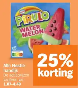 Albert Heijn Alle Nestlé handijs aanbieding