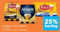 Albert Heijn Alle Affligem of Texels multipacks aanbieding