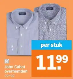 Albert Heijn John Cabot overhemden aanbieding