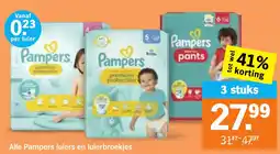 Albert Heijn Alle Pampers luiers en luierbroekjes aanbieding
