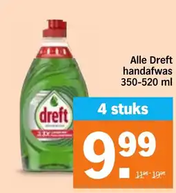 Albert Heijn Alle Dreft handafwas aanbieding