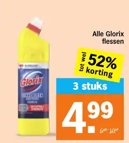 Albert Heijn Alle Glorix flessen aanbieding