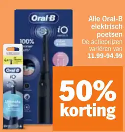 Albert Heijn Alle Oral-B elektrisch poetsen aanbieding