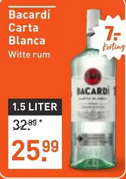 Albert Heijn Bacardí Carta Blanca aanbieding