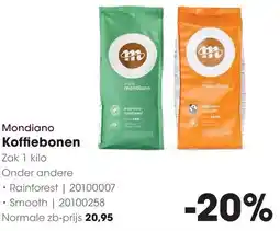 HANOS Mondiano Koffiebonen aanbieding