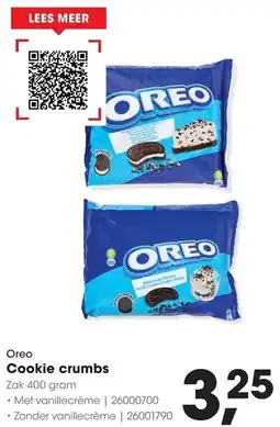 HANOS Oreo Cookie crumbs aanbieding