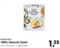 HANOS Hollandia 100% Natural Toast aanbieding