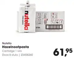 HANOS Nutella Hazelnootpasta aanbieding