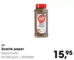 HANOS Isfi Zwarte peper aanbieding