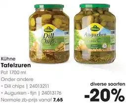 HANOS Kühne Tafelzuren aanbieding