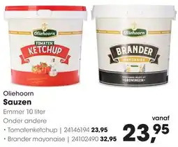 HANOS Oliehoorn Sauzen aanbieding
