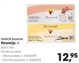 HANOS HANOS Selektie Roomijs aanbieding