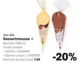 HANOS Van Gils Dessertmousse aanbieding