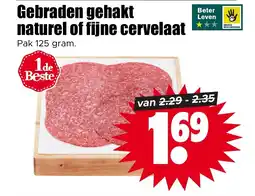 Dirk Gebraden gehakt naturel of fijne cervelaat aanbieding