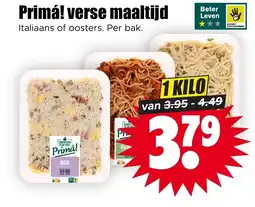 Dirk Primá! verse maaltijd aanbieding