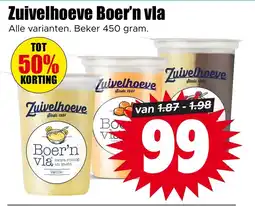 Dirk Zuivelhoeve Boer'n vla aanbieding