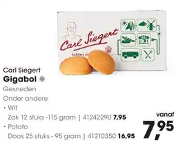 HANOS Carl Siegert Gigabol aanbieding