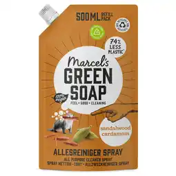 PLUS Marcel's Green Soap Allesreiniger Spray Navulling aanbieding