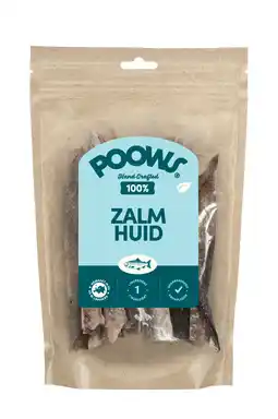 PLUS Poows 100% zalmhuid aanbieding