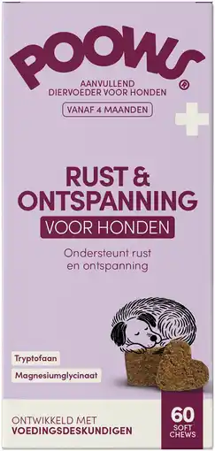 PLUS Poows Rust en ontspanning hond aanbieding