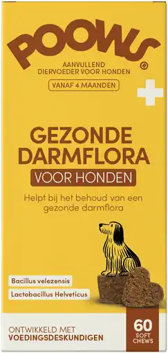 PLUS Poows Gezonde darmflora hond aanbieding