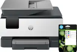 Coolblue HP OfficeJet Pro 9120e + 1 set extra cartridges aanbieding