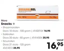 HANOS Mora Snacks aanbieding