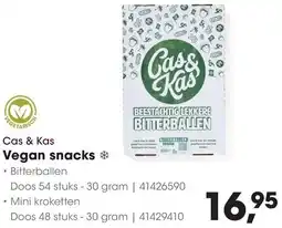 HANOS Cas & Kas Vegan snacks aanbieding