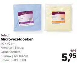 HANOS Select Microvezeldoeken aanbieding