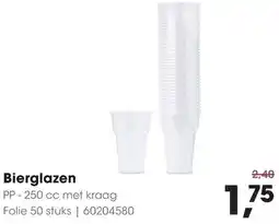 HANOS Bierglazen aanbieding
