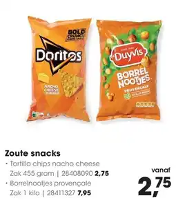 HANOS Zoute snacks aanbieding